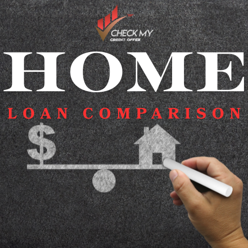 Home loan comparison chart showing different mortgage rates, lenders, and monthly payments for 15-year and 30-year terms.